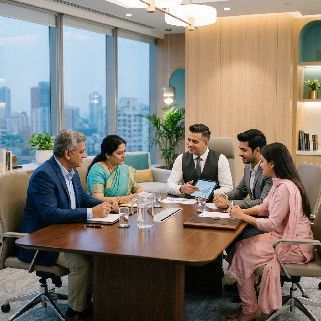 Family wealth planning session